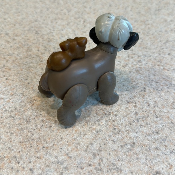 Disney 101 Dalmatian Colonel Dog And Sergeant Tibbs cat toy vintage - Picture 3 of 4